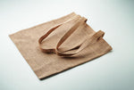 Bolsa de yute de asas largas