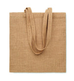 Bolsa de yute de asas largas