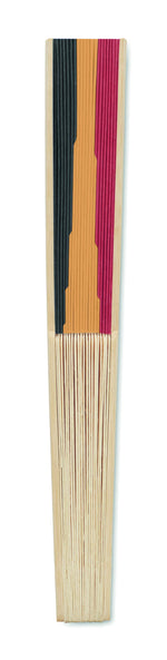 Abanico Bambú Diseño Bandera