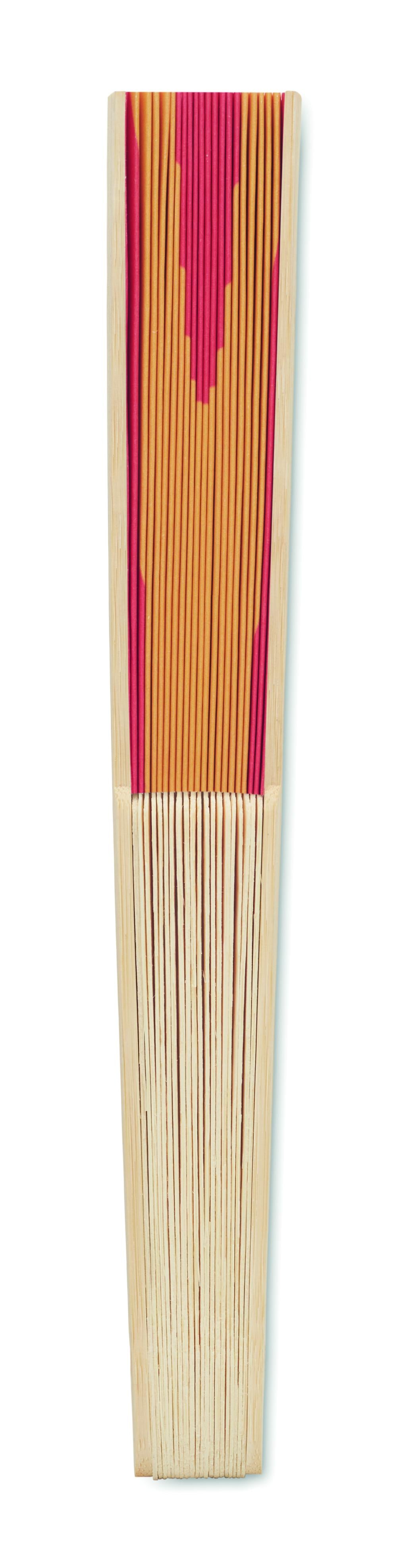 Abanico Bambú Diseño Bandera