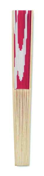 Abanico Bambú Diseño Bandera