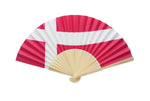 Abanico Bambú Diseño Bandera