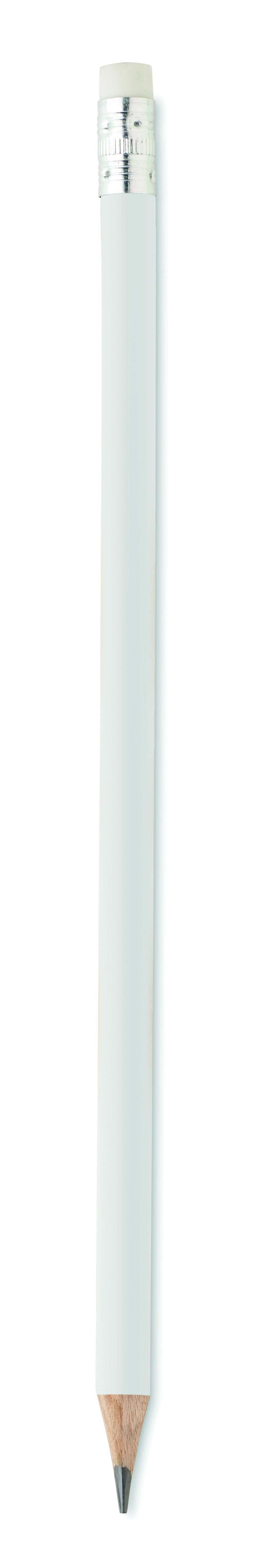 Lápiz natural con goma