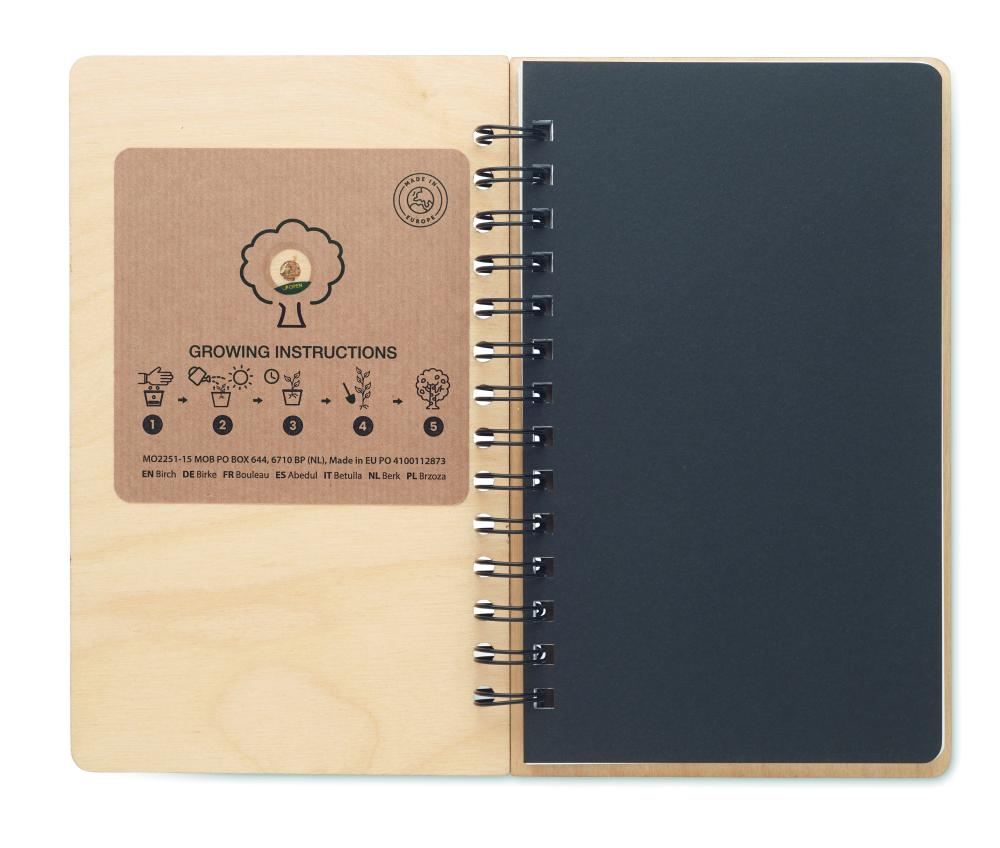 Libreta A5 Abedul GROWBOOK™