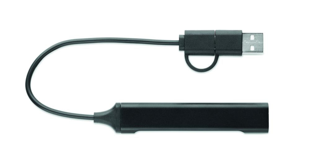 Hub  USB de 4 puertos 19 cm