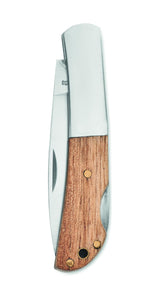 Cuchillo plegable de acacia