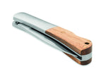 Cuchillo plegable de acacia