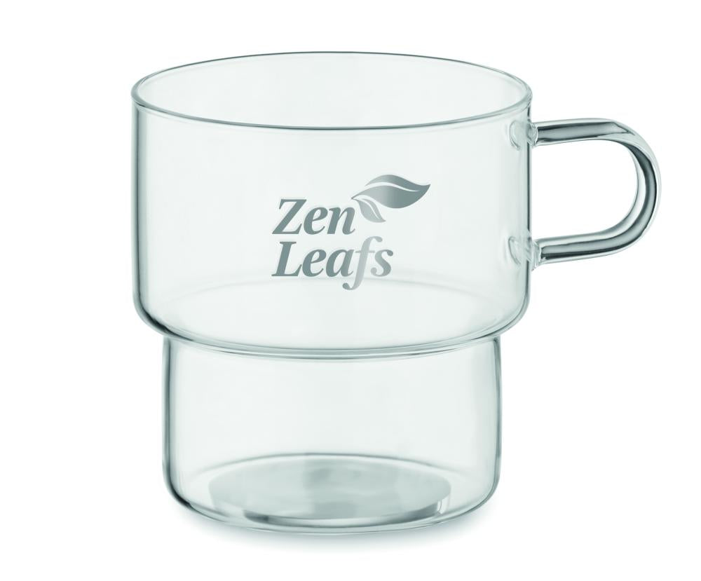 Taza de borosilicato. 300ml
