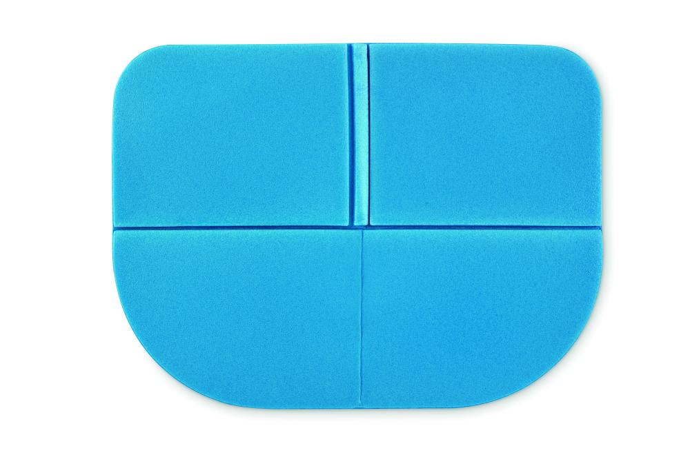 Cojín de asiento plegable.