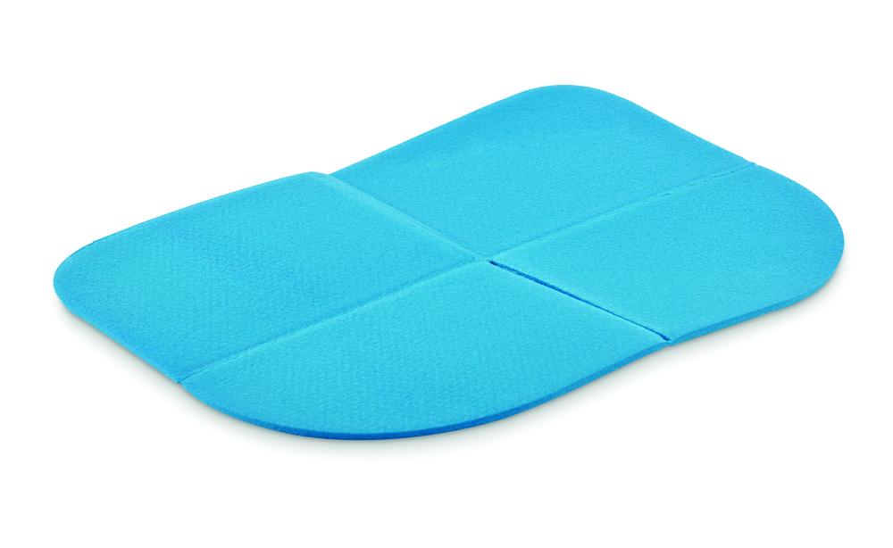 Cojín de asiento plegable.