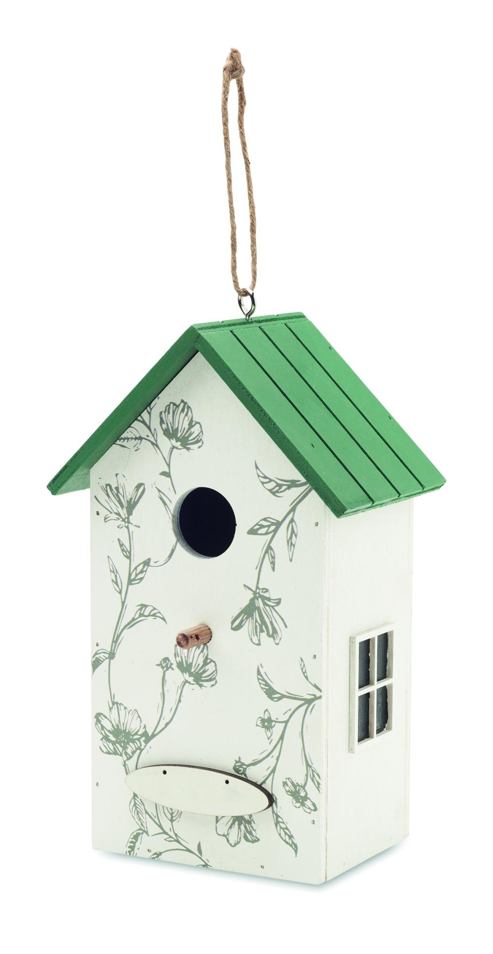 Casa pajaros de madera