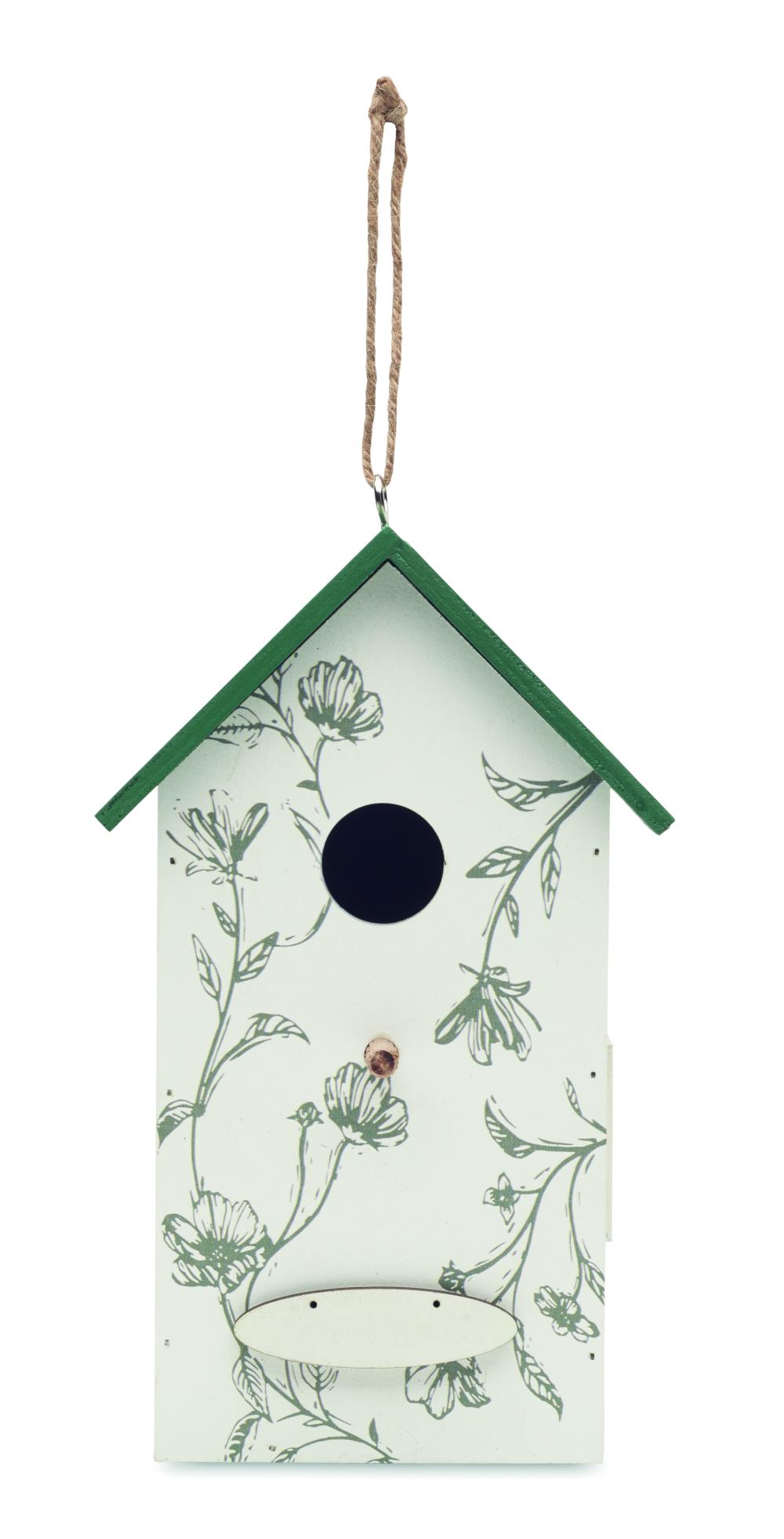 Casa pajaros de madera
