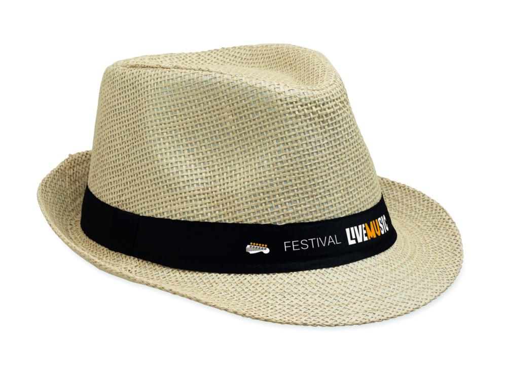 Sombrero Paja Papel
