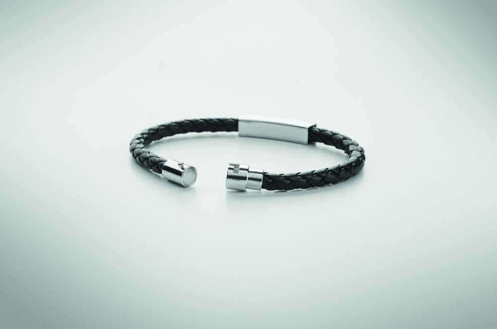 Pulsera de piel sintética