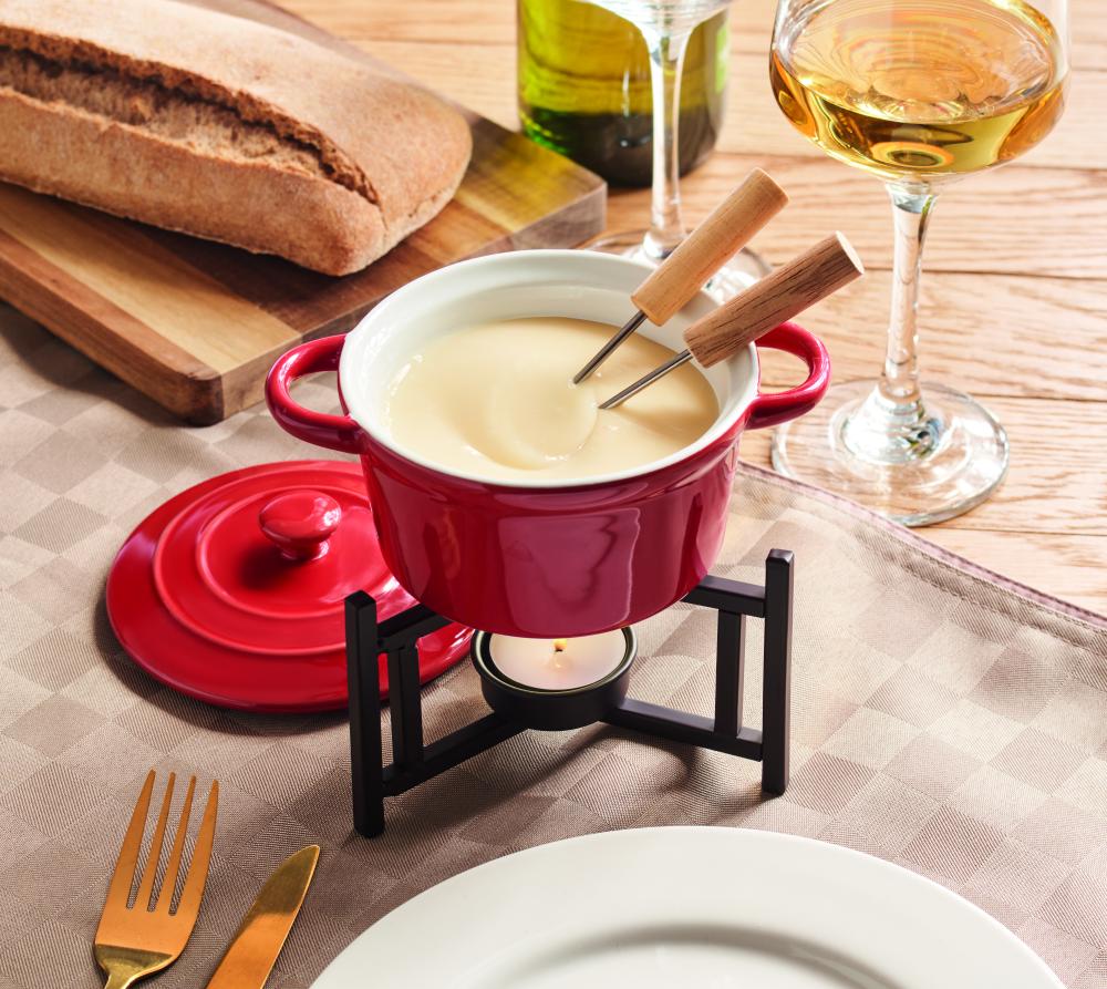 Set fondue de cerámica 300 ml
