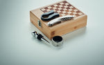 Tablero ajedrez juego de vino