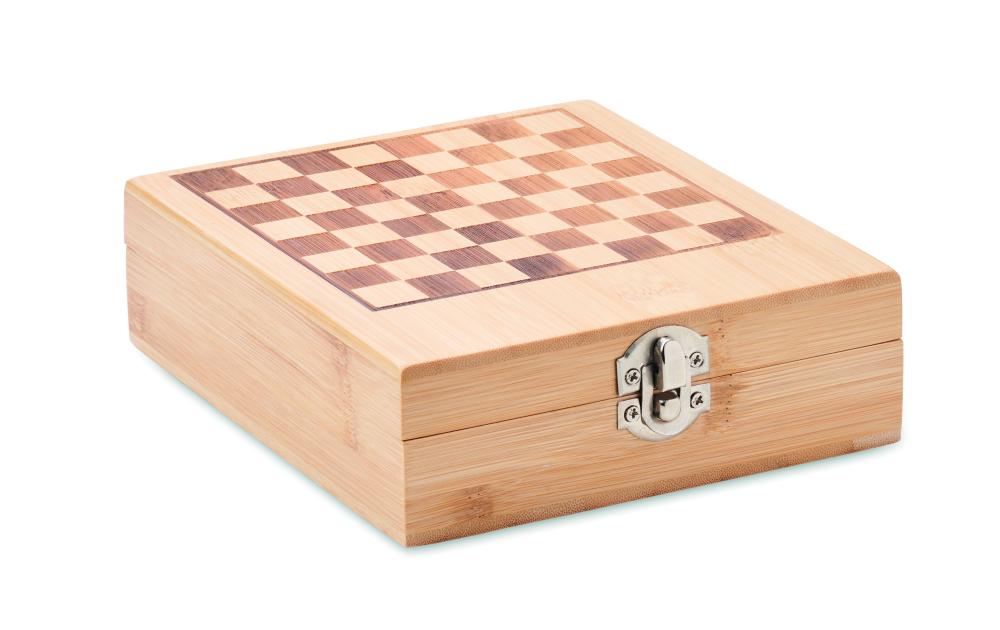 Tablero ajedrez juego de vino