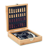 Tablero ajedrez juego de vino