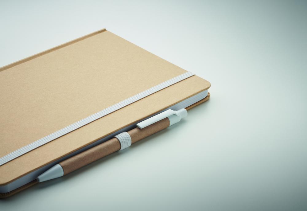 Libreta A5 en cartón reciclado