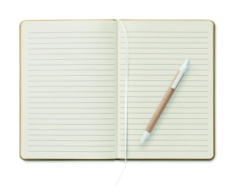 Libreta A5 en cartón reciclado
