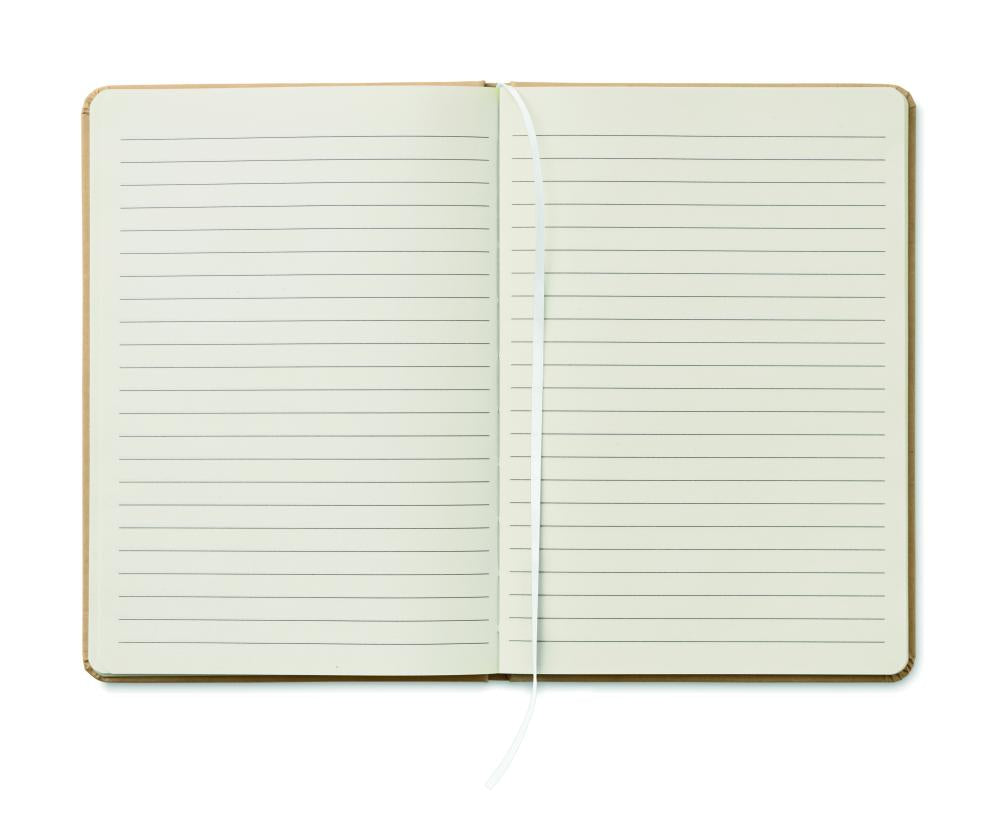 Libreta A5 en cartón reciclado