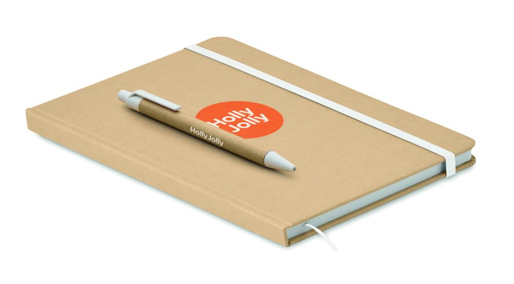 Libreta A5 en cartón reciclado