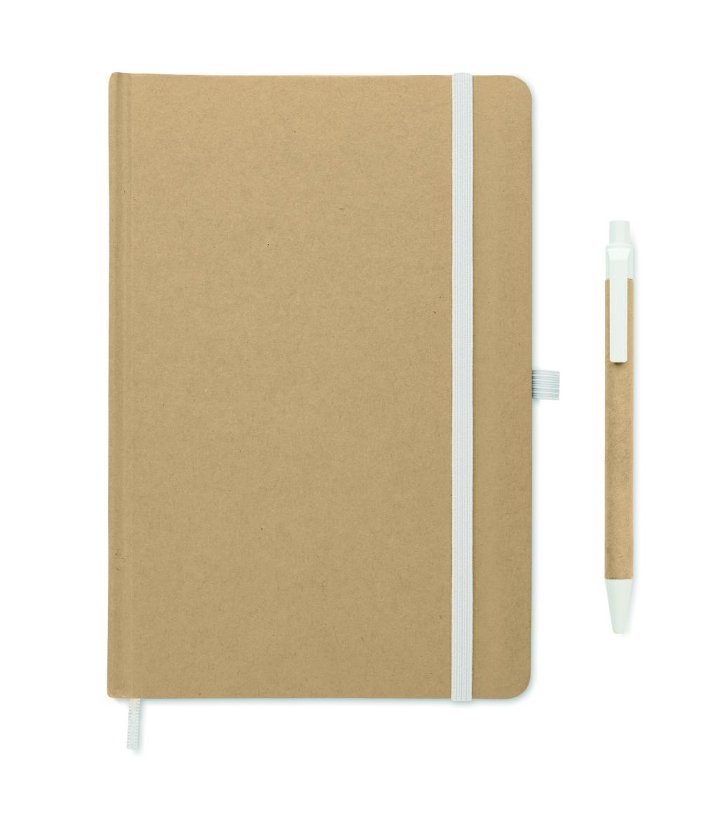 Libreta A5 en cartón reciclado