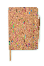 Cuaderno de color corcho A5