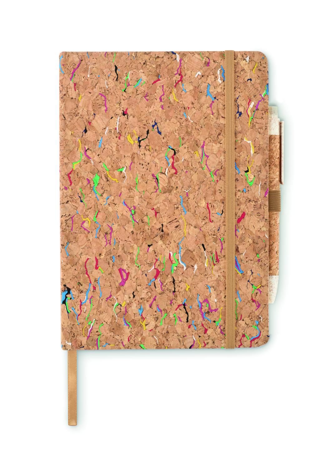 Cuaderno de color corcho A5