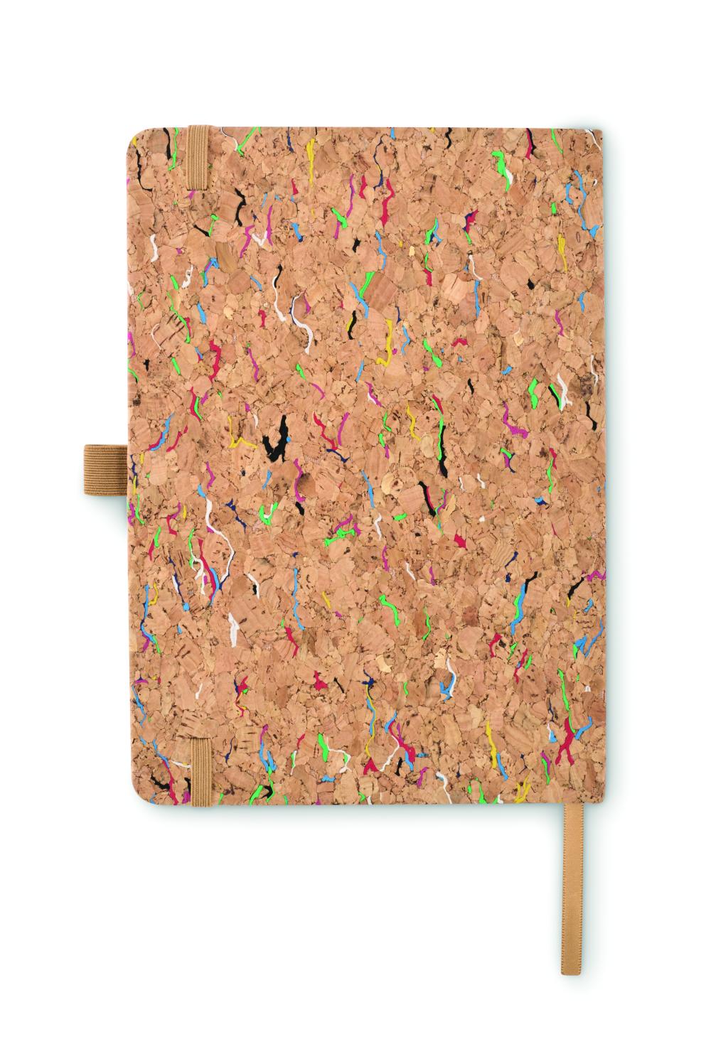 Cuaderno de color corcho A5