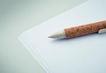 Bolígrafo corcho de 4 tintas