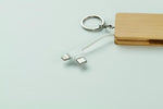 Cable de carga con llavero