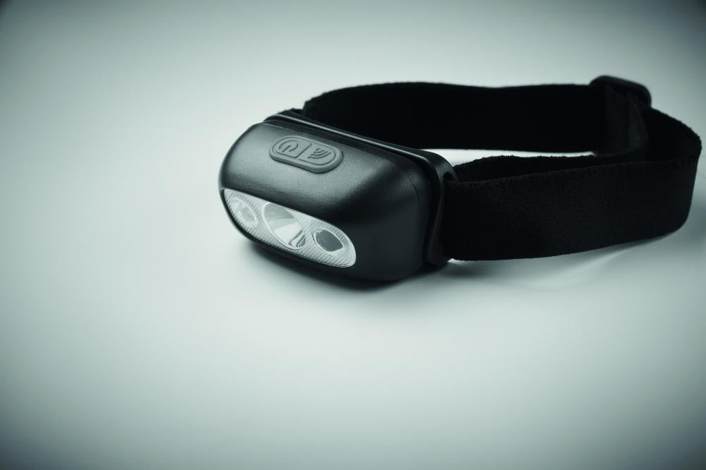 Linterna frontal recargable