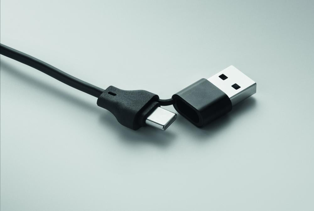 Llavero con cable 4 en 1