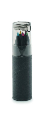 Estuche con 6 lápices de color