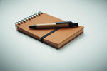 Libreta reciclada con bolígrafo