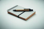 Libreta reciclada con bolígrafo
