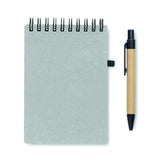 Libreta reciclada con bolígrafo