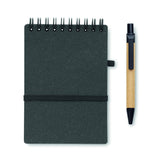 Libreta reciclada con bolígrafo