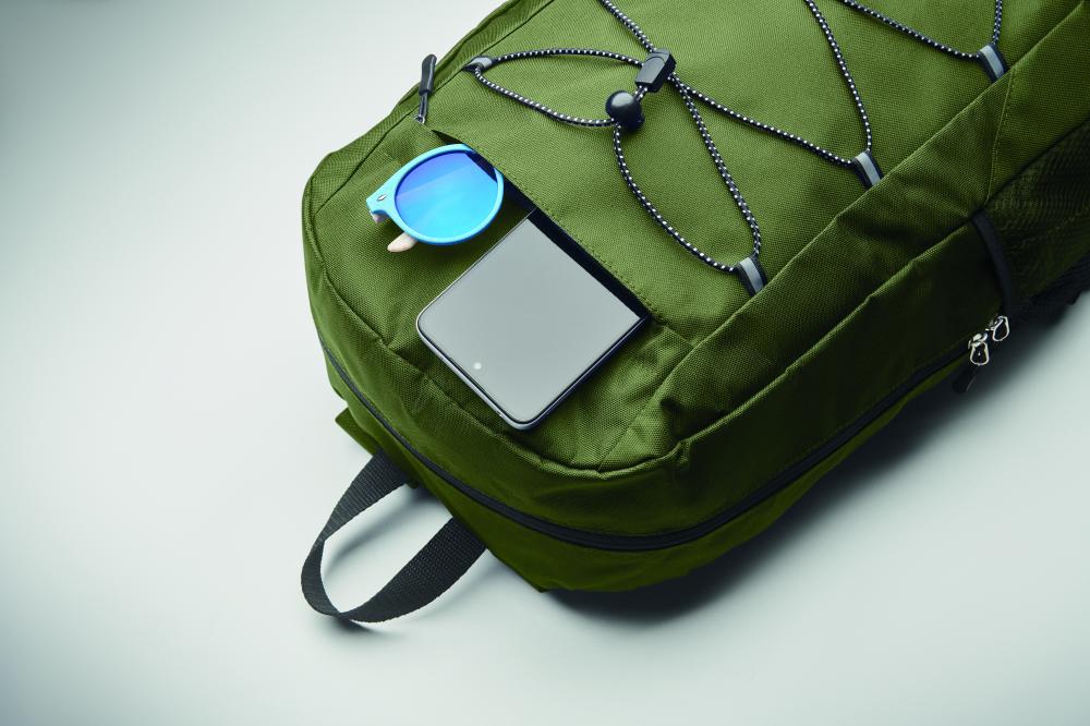 Mochila de poliéster RPET 600D