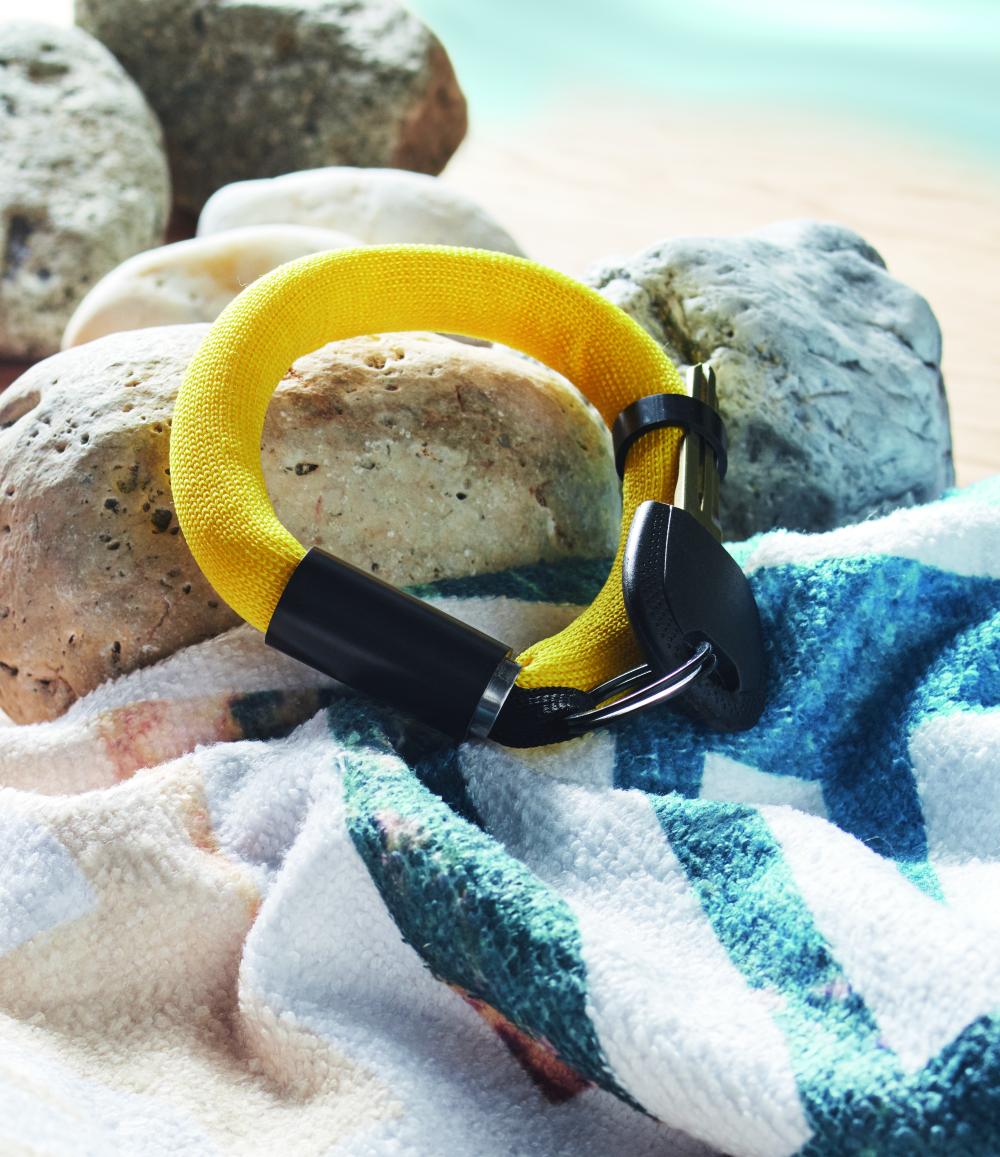 Llavero pulsera flotante