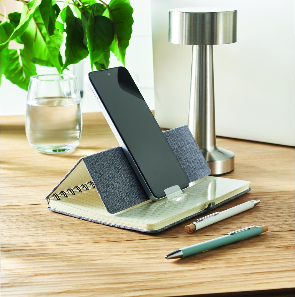 Libreta A5 con soporte
