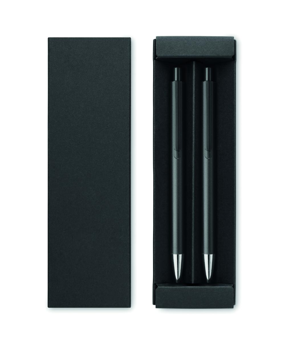 Set de bolígrafos en estuche