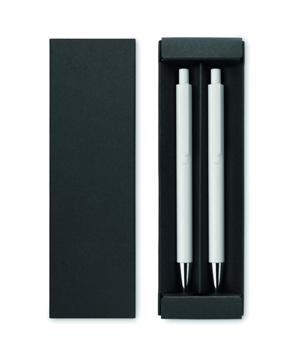 Set de bolígrafos en estuche