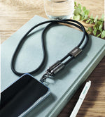 Lanyard cargador de móvil