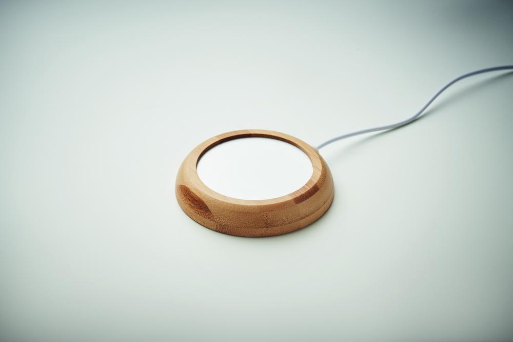 Taza de bambú con USB