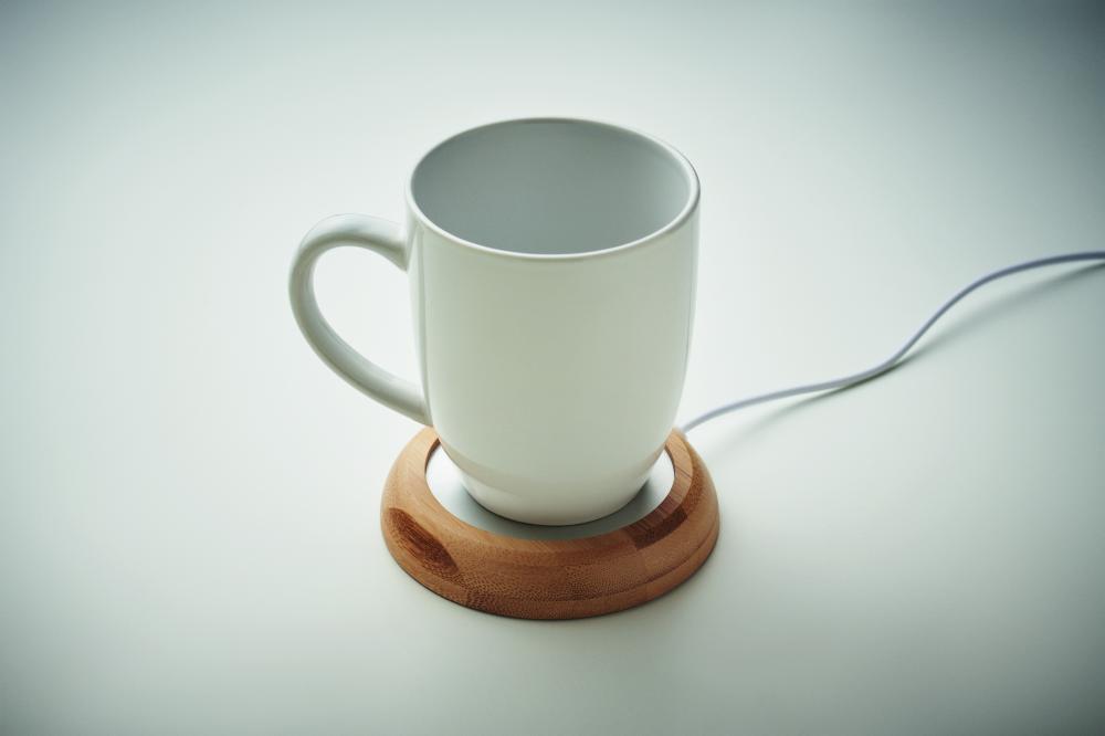 Taza de bambú con USB