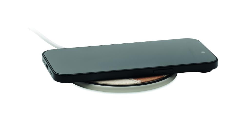 Cargador inalámb. 15W corcho