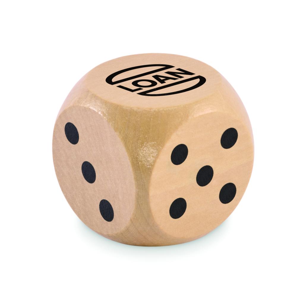 Dados madera Schima 5cm diam.