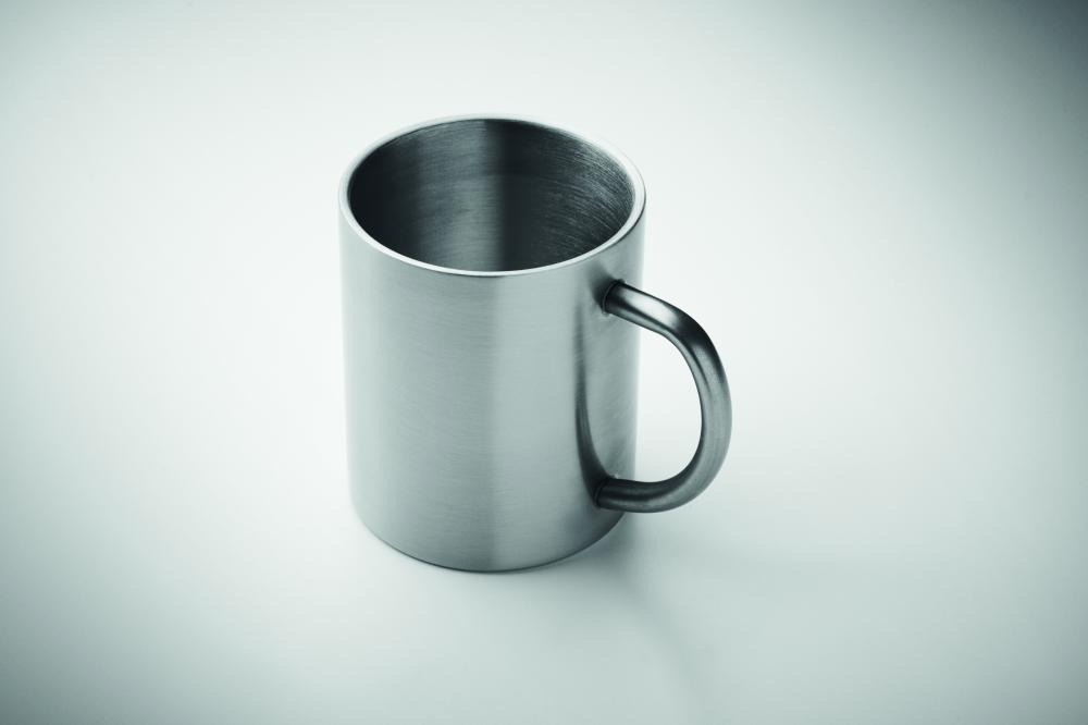 Taza doble pared en acero